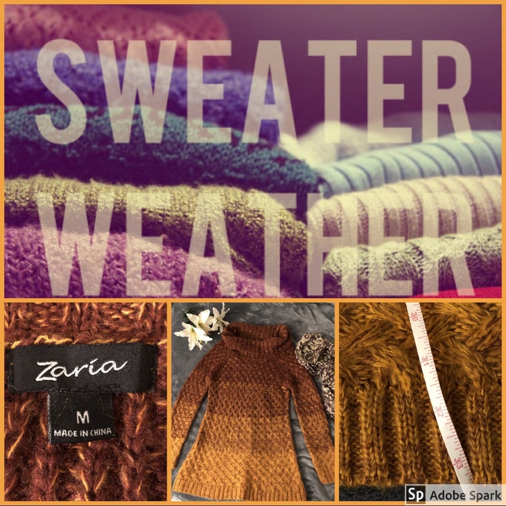 ♦️SALE!♦️Zaria Acrylic Soft Ombré Knit Sweater MED